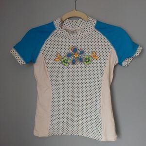 Swim Surf Shirt, Rash Guard, Swimwear Top Short Sleeve, Children Child Kid - 14